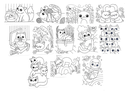 Undercover Art Hidden Patterns Coloring Activity - Smitten Kittens