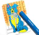 Undercover Art Hidden Patterns Coloring Activity - Dog Days