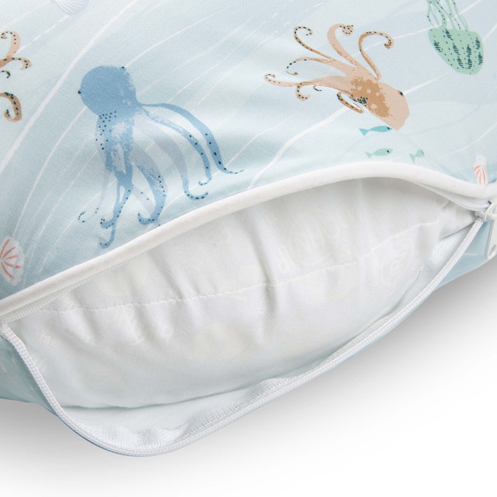 Boppy Pillow with Slipcover Blue Ocean