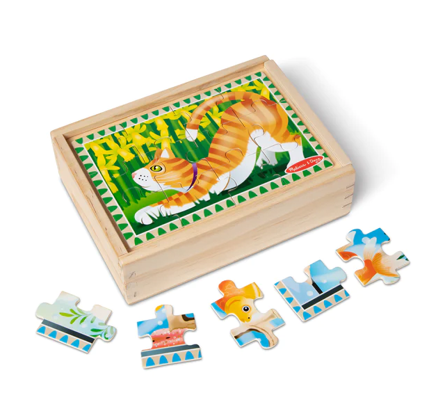 Melissa & Doug Pets Jigsaw Puzzles in a Box