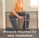 Safety 1st Vintage Grey Wood Doorway Gate