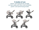 Maxi Cosi Zelia Luxe Max Pure Cosi Travel System - New Hope Tan