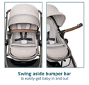 Maxi Cosi Zelia Luxe Max Pure Cosi Travel System - New Hope Tan