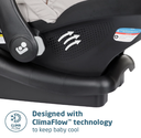 Maxi Cosi Zelia Luxe Max Pure Cosi Travel System - New Hope Tan