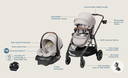 Maxi Cosi Zelia Luxe Max Pure Cosi Travel System - New Hope Tan
