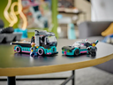 Lego City Race Car and Car Carrier Truck