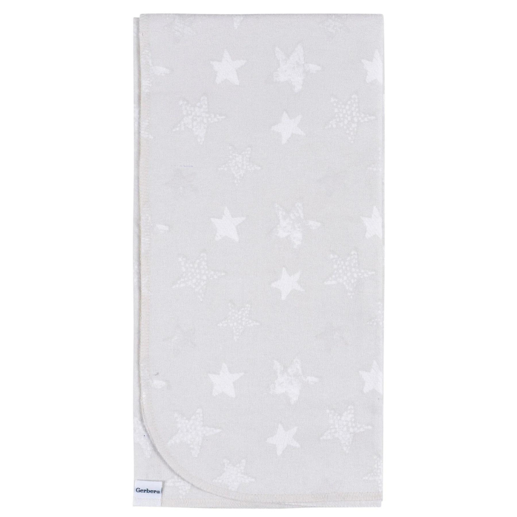 Gerber Flannel Blankets 4pk Celestial