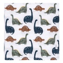 Gerber Dino Time Muslin Blankets 2 Pack