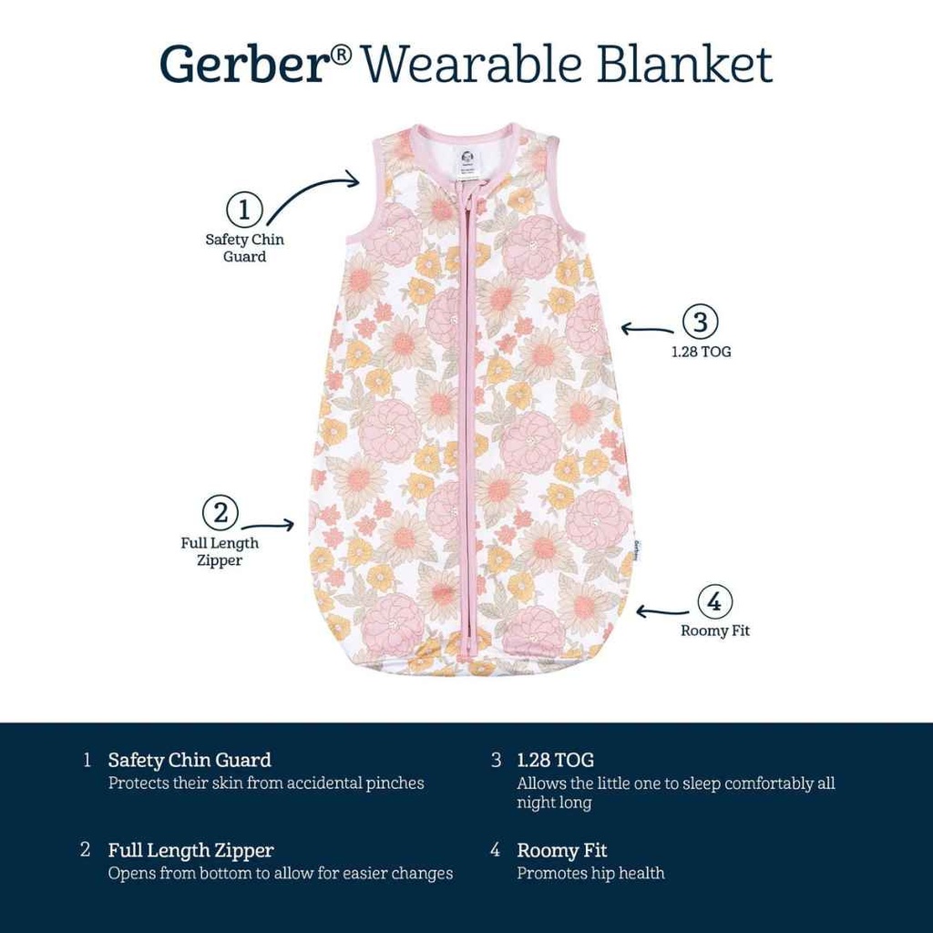 Gerber Retro Floral Sleep Sack