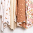 Gerber Retro Floral Flannel Blankets 4 Pack