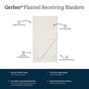 Gerber Retro Floral Flannel Blankets 4 Pack