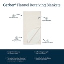 Gerber Retro Floral Flannel Blankets 4 Pack