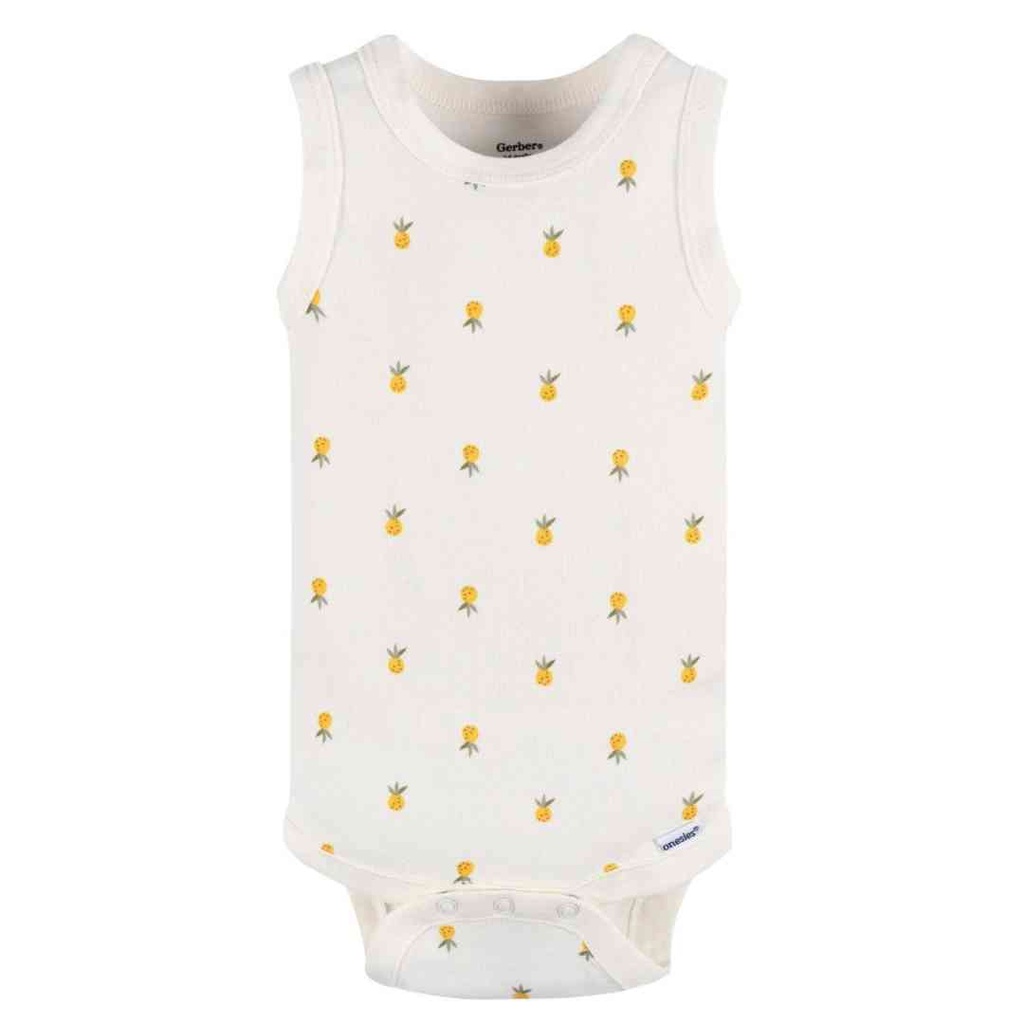 Gerber Surfer Sleeveless Onesie 4pk 0-3M