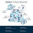Gerber Seashells Dress & Bloomers Set 0-3M