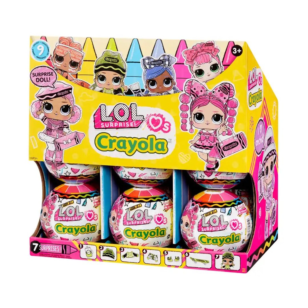 L.O.L Surprise Sidekick Loves Crayola Tots Assorted