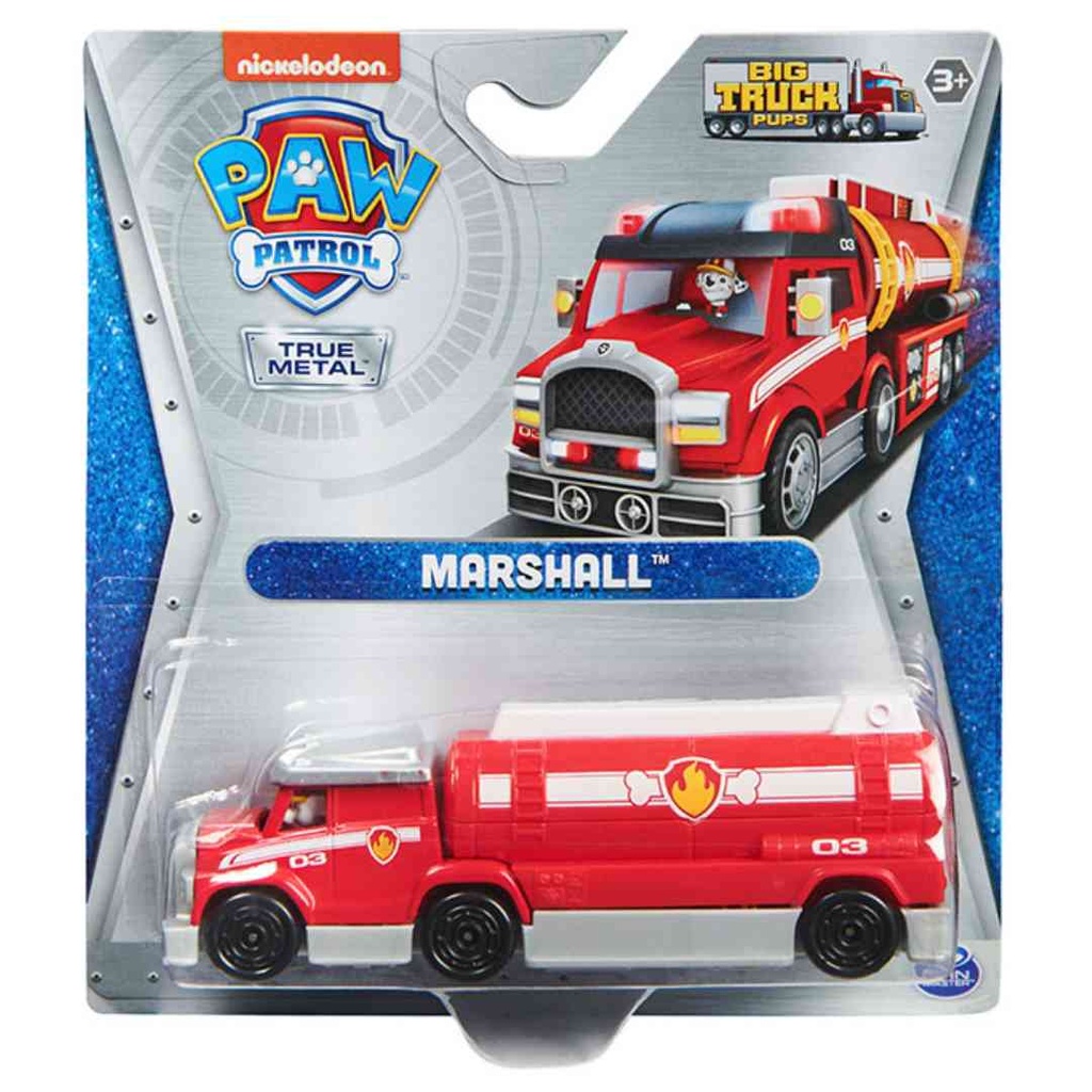 Paw Patrol Big Trucks True Metal 1:55 Assorted