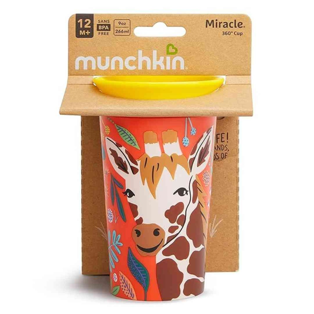 Munhckin Miracle 360 Sippy Cup WildLove 9oz 1pk Asst