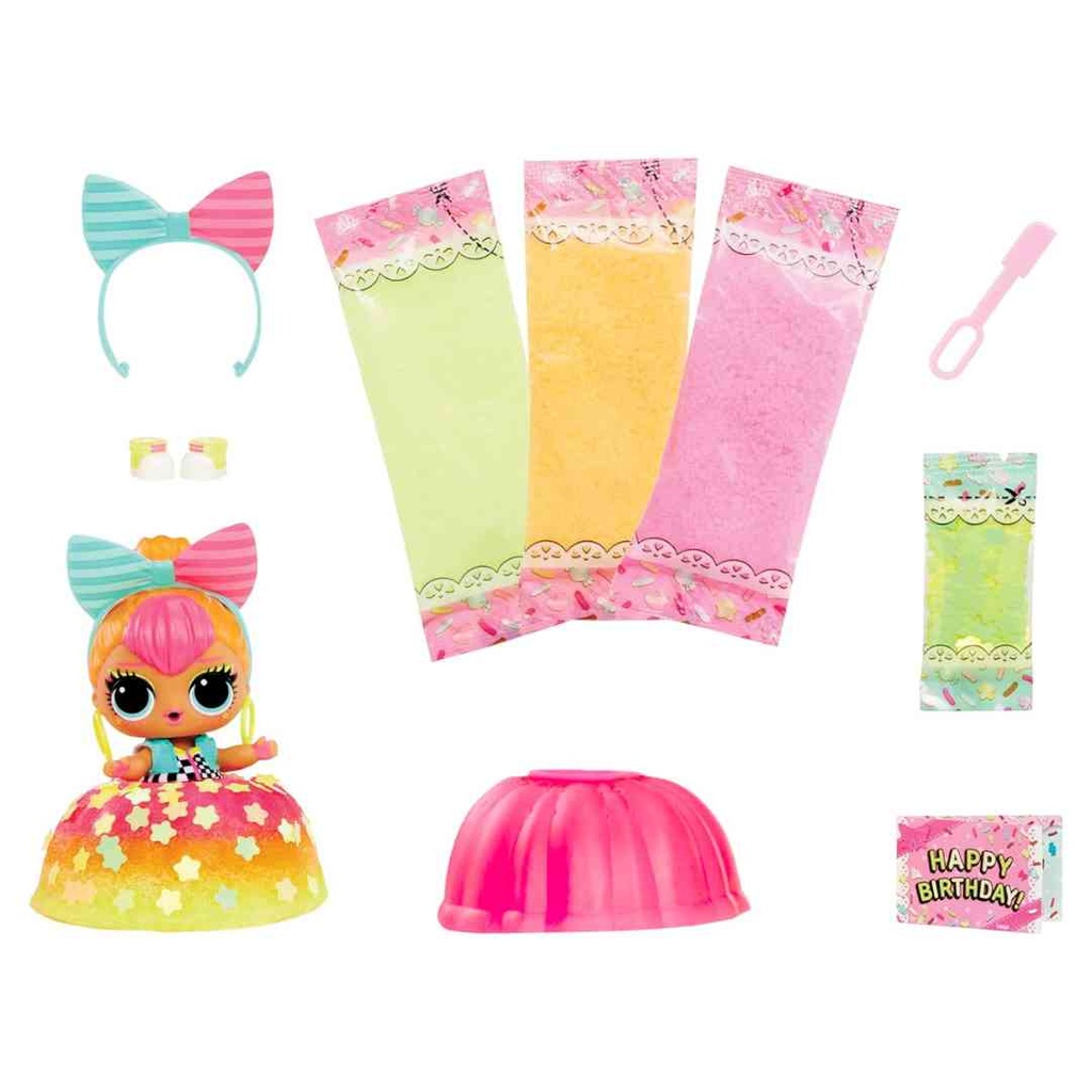 L.O.L Surprise Mix & Bake Birthday Cake Tots Assorted