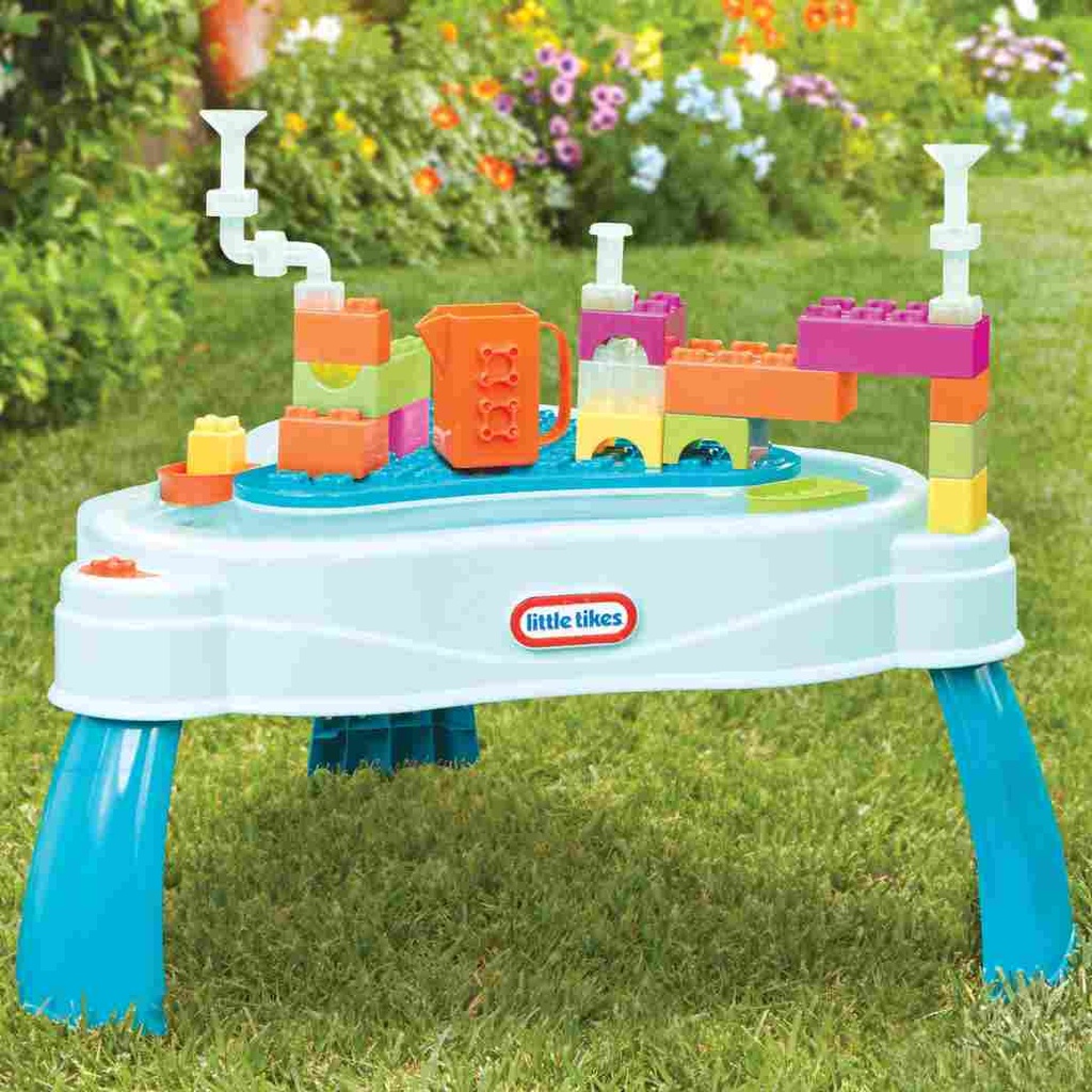 Little Tikes Build & Splash Water Table with 25+ Accessories