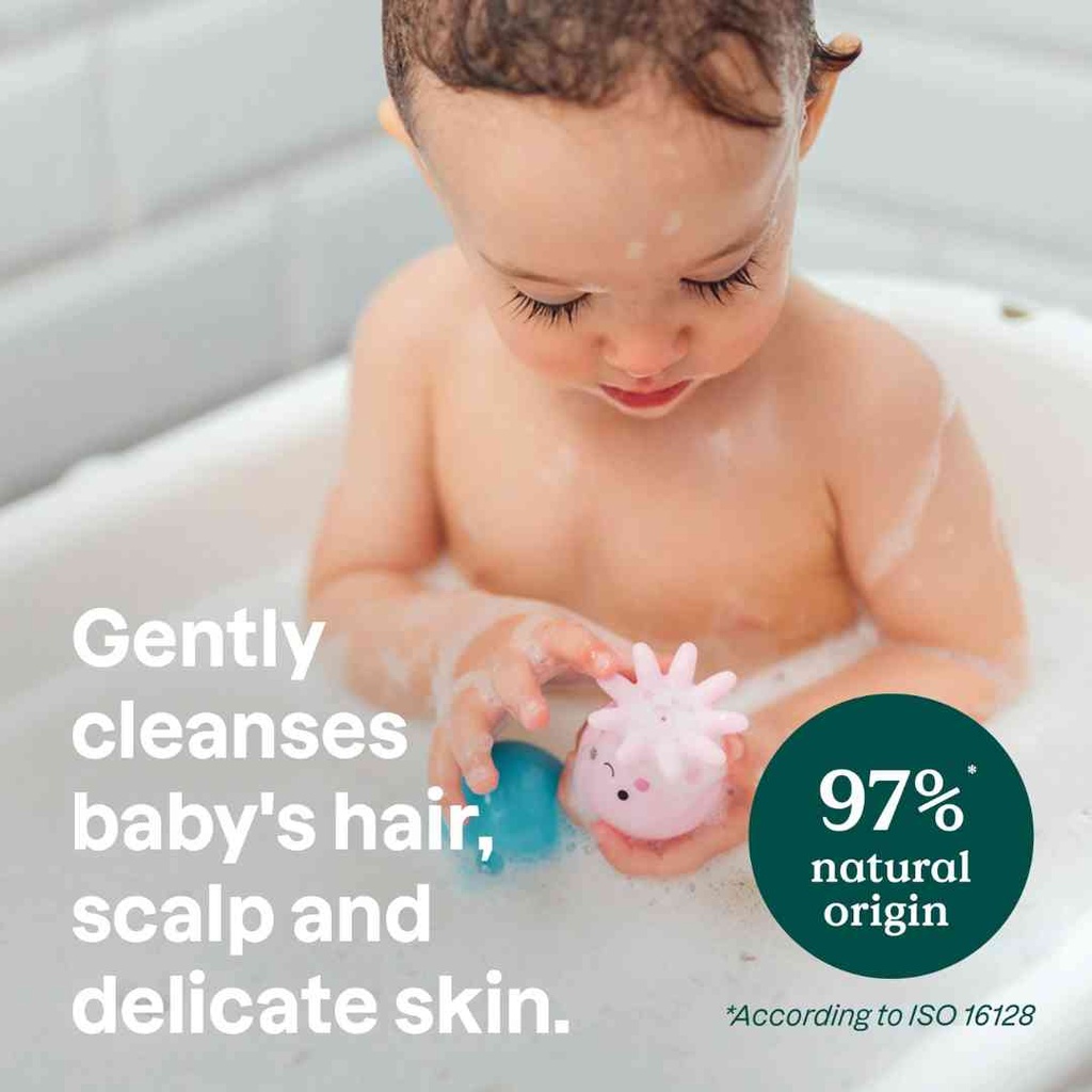 Attitude Baby Leaves 2-in-1 Shampoo & Body Wash Night Almond Milk 16 oz