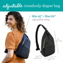Infantino Crossbody Diaper Bag