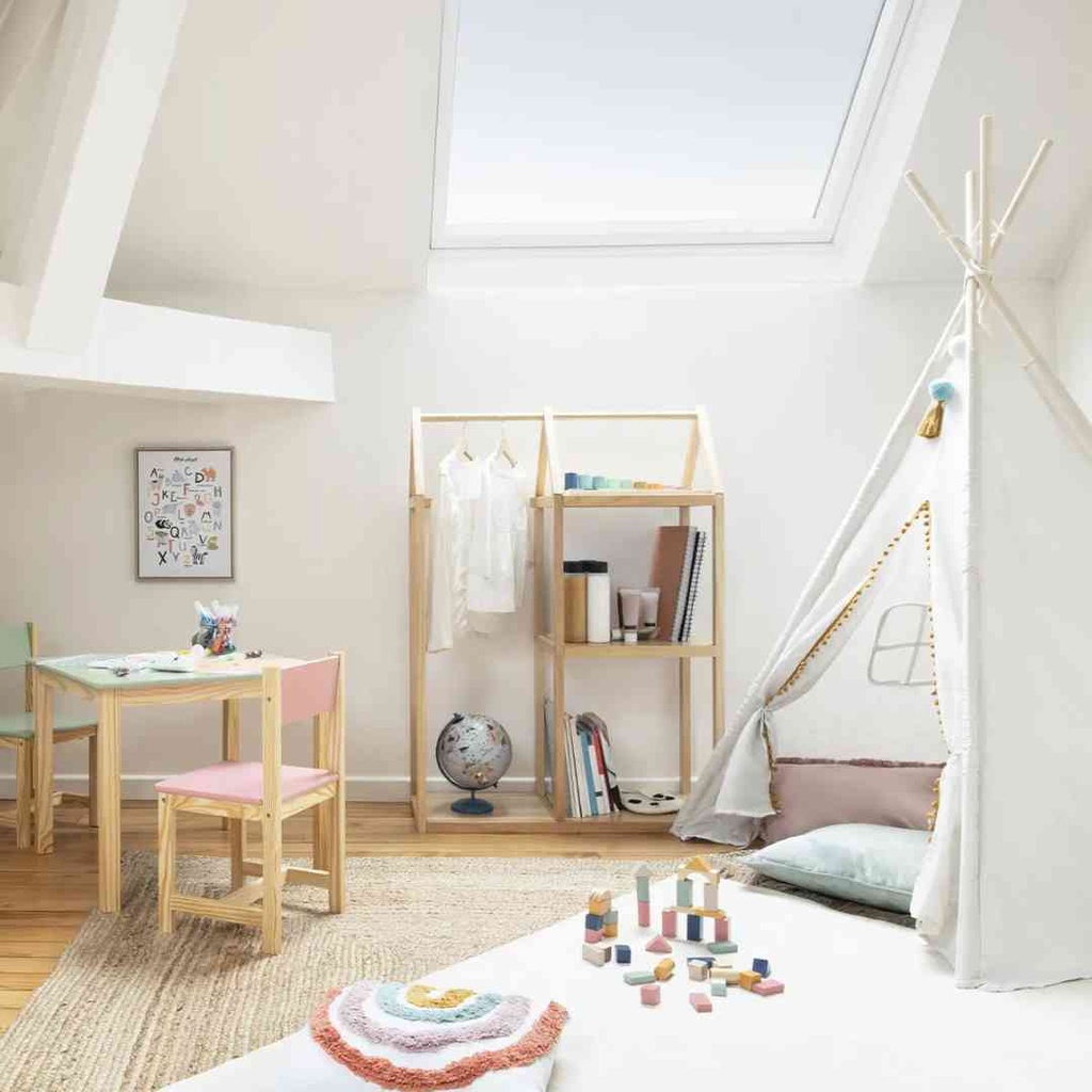 House Clothes Rack and Shelf Natural