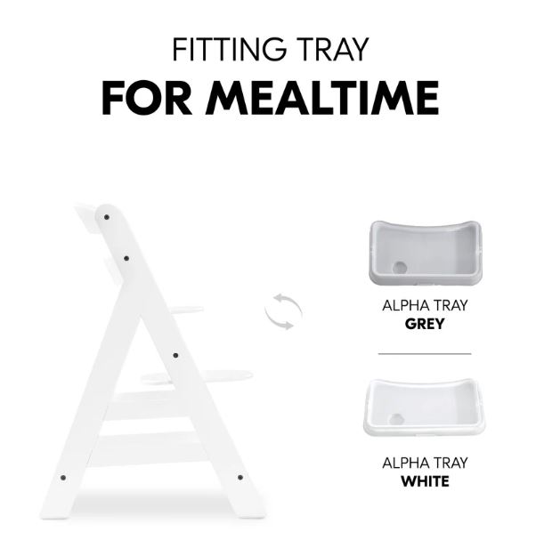Alpha+ Highchair White
