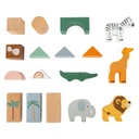 Safari Building Blocks Playset 50 Piece
