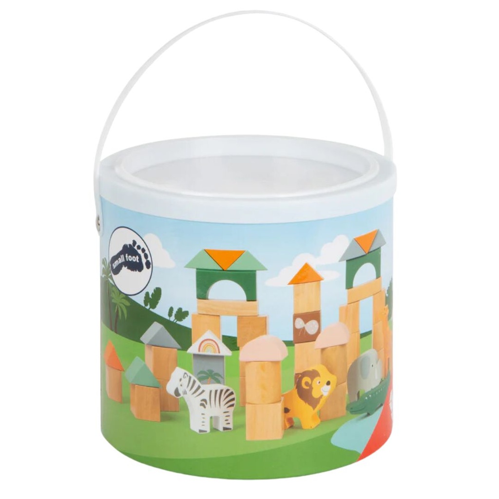 Safari Building Blocks Playset 50 Piece