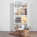 Kids' Bookshelf 4-Level White Natural