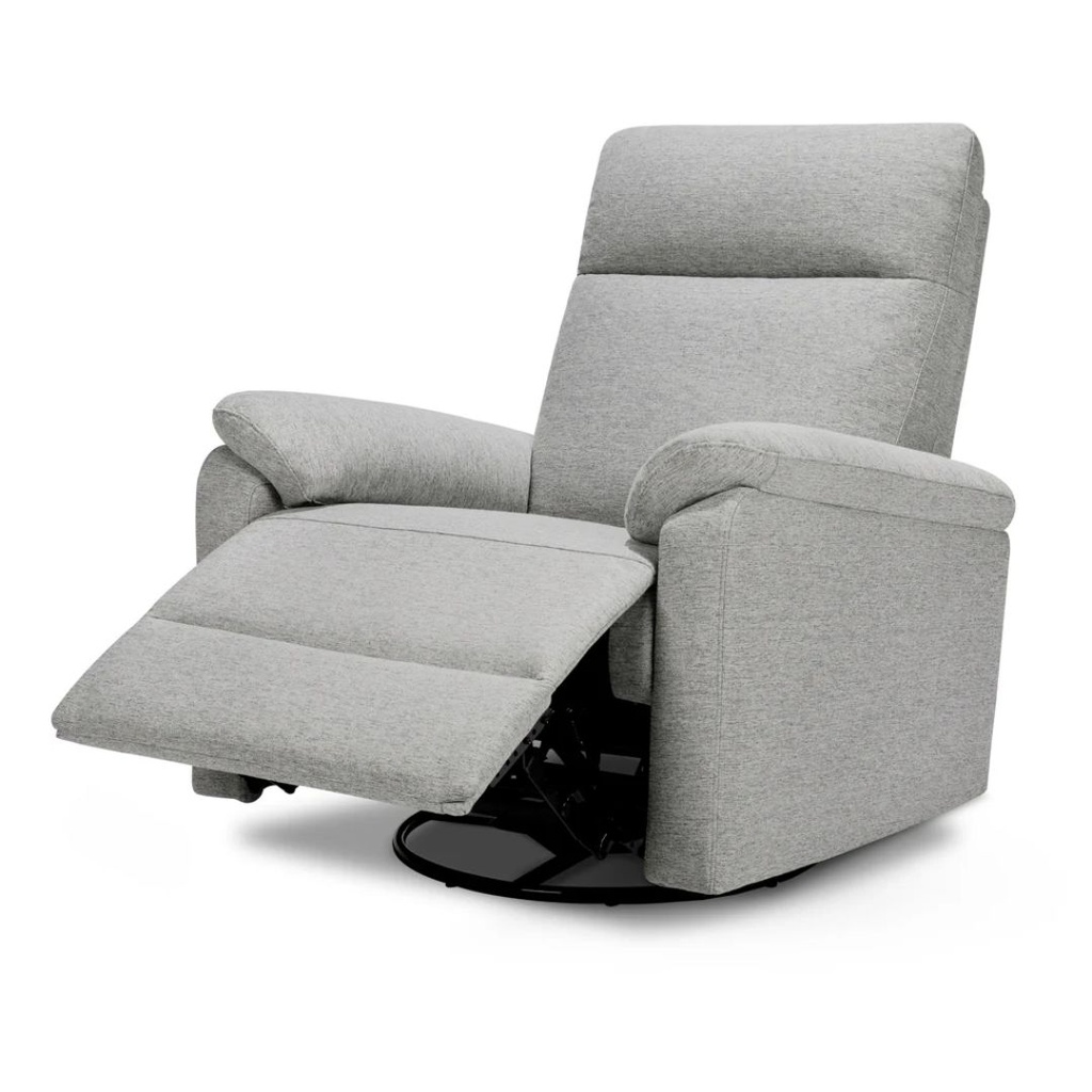 Davinci Suzy Swivel Recliner Frost Grey