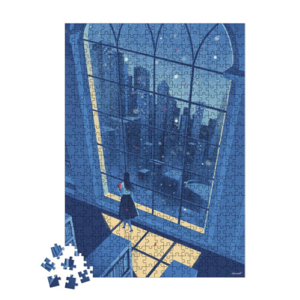 Puzzle Blue Night View 500 Piece