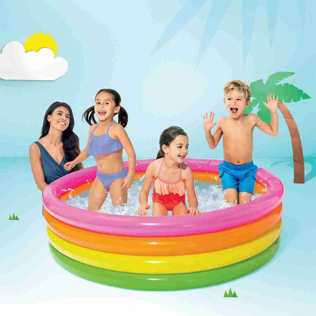 Sunset Glow Inflatable Pool