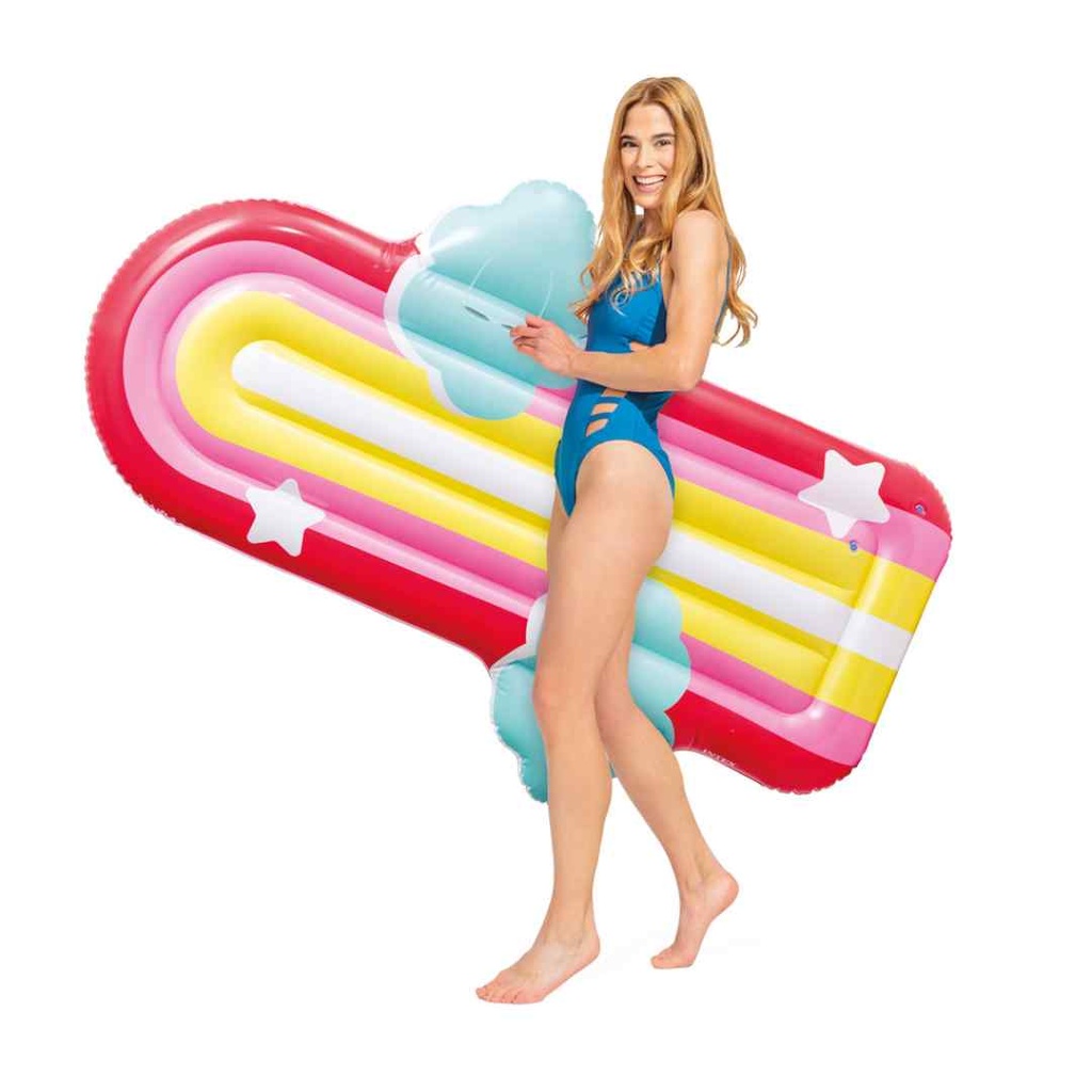 Rainbow Cloud Inflatable Pool Float