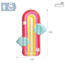 Rainbow Cloud Inflatable Pool Float