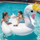 Majestic Swan Ride-On Inflatable Pool Float