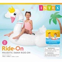 Majestic Swan Ride-On Inflatable Pool Float
