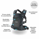 Graco Cradle Me Lite 3-in-1 Carrier Charcoal Grey