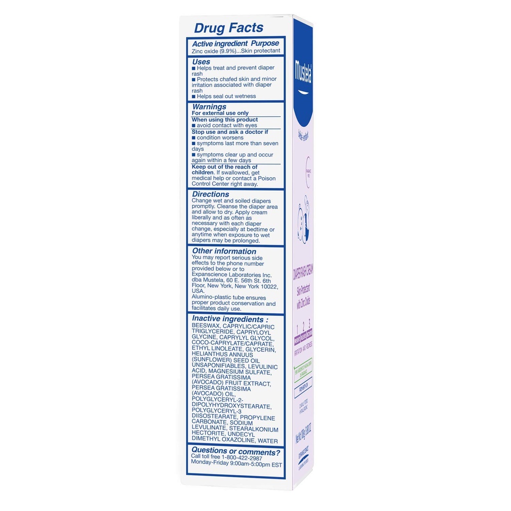 Mustela Diaper Rash Cream 3.8oz