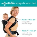 Infantino Flip 4-in-1 Convertible Carrier Black