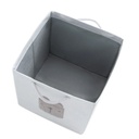 Brannan Bear Fabric Storage Bins with Handles Grey 4 Pack