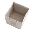 Brannan Bear Fabric Storage Bins with Handles Tan 4 Pack