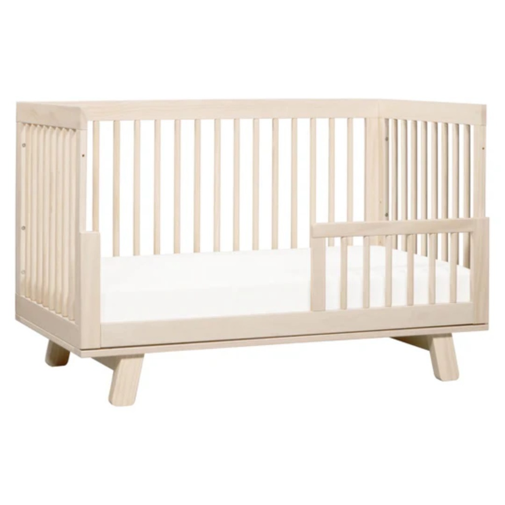 Babyletto Hudson 3-in-1 Convertible Crib With Toddler Bed Conversion Kit Washed Natural