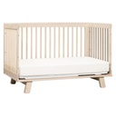 Babyletto Hudson 3-in-1 Convertible Crib With Toddler Bed Conversion Kit Washed Natural