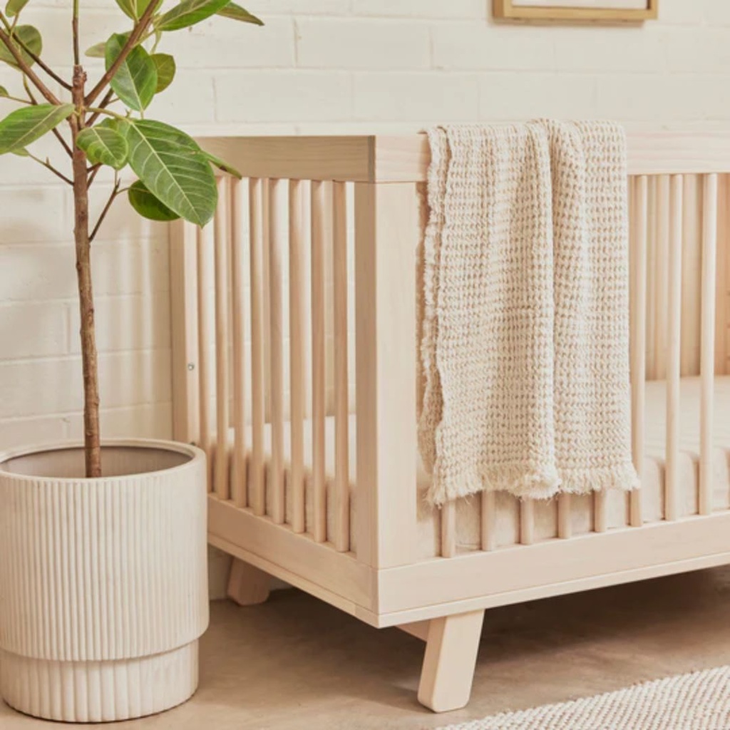 Babyletto Hudson 3-in-1 Convertible Crib With Toddler Bed Conversion Kit Washed Natural