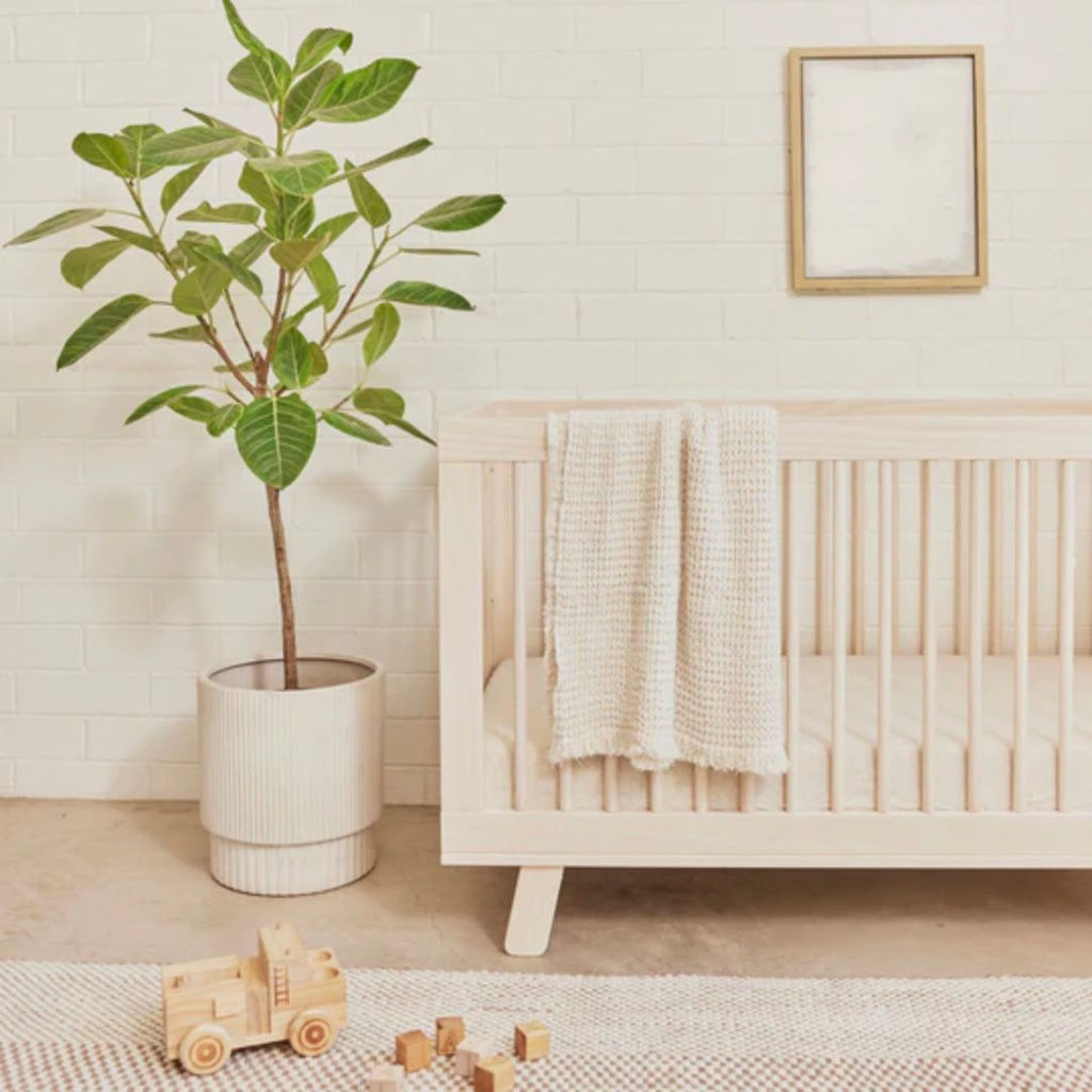 Babyletto Hudson 3-in-1 Convertible Crib With Toddler Bed Conversion Kit Washed Natural