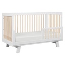 Babyletto Hudson 3-in-1 Convertible Crib With Toddler Bed Conversion Kit White Washed Natural
