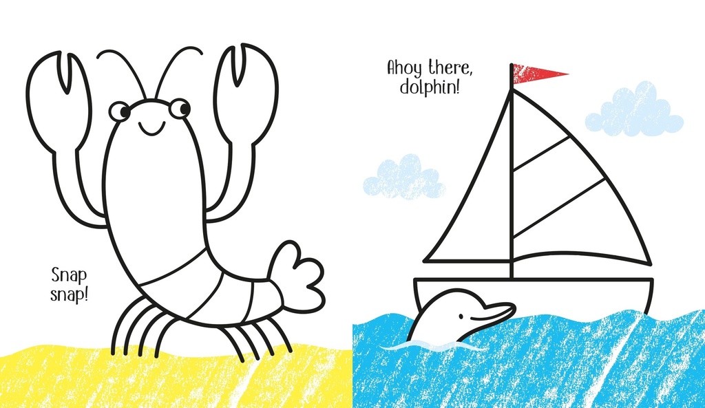 First Colouring Seashore