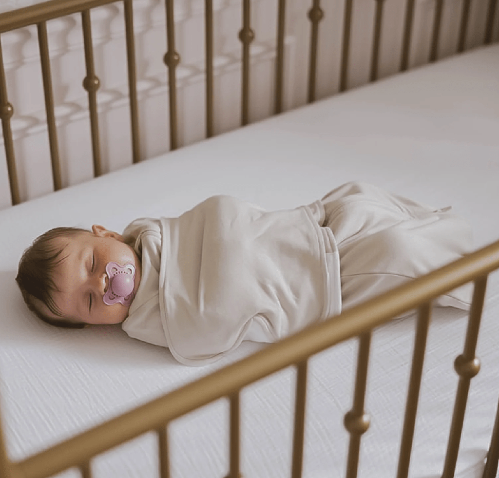 Butterfly Swaddle Cozy Oat Medium 12-17lbs