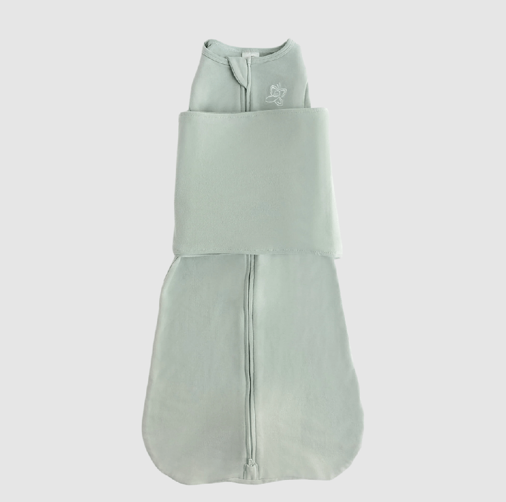 Butterfly Swaddle Sage Green Small 7-12lbs